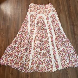 Free People Long Peasant Skirt